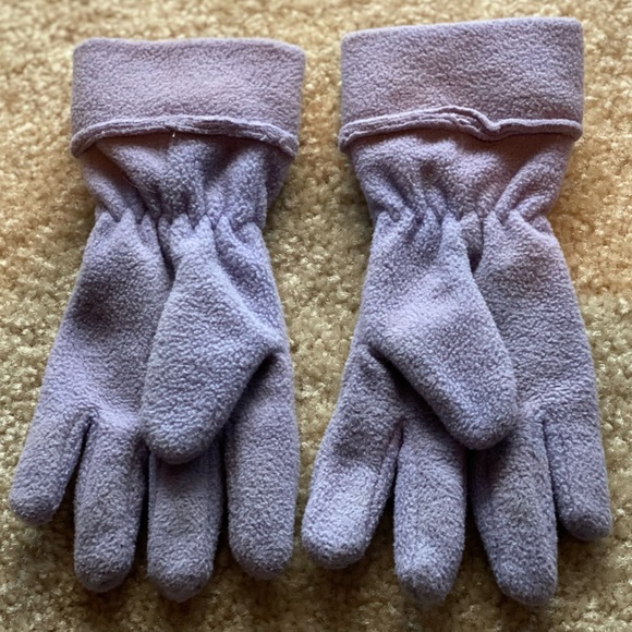 Girls Frozen Elsa & Anna fleece gloves size xs - Picture 3 of 10